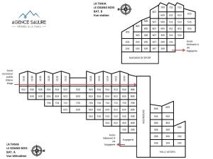 Plán poschodí v ubytovaní Appartement skis aux pieds à La Tania - 6 pers, 2 pièces cabine, balcon, proche commerces, navette - FR-1-182A-11