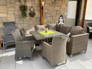 A seating area at Haus Wieser