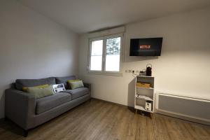 TV a/nebo společenská místnost v ubytování Tout Inclus - Plein Centre - Netflix - Moontown