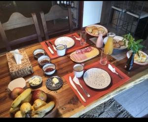 Opsi sarapan yang tersedia untuk tamu di Posada La Serena
