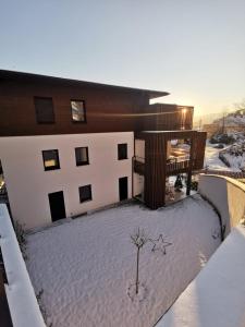 Ferienwohnung Deluxe Sattendorf v zimě