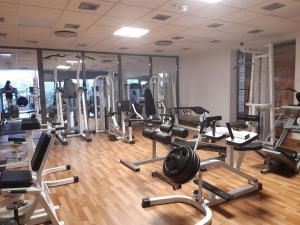 Posilňovňa alebo fitness centrum v ubytovaní Arpadtravel