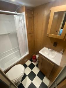 Umpqua's Last Resort - Wilderness Cabins, RV Park & Glamping的一间浴室