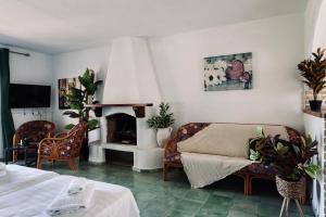 Posezení v ubytování Ocean Suites