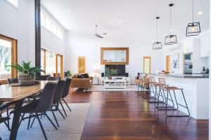 Et opholdsområde på The Salt House