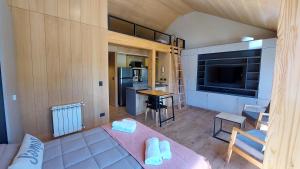 Χώρος καθιστικού στο Hermoso monoambiente con entrepiso, para 3 personas, excelente ubicación y vista. 23V5