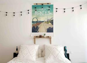 Posteľ alebo postele v izbe v ubytovaní L'Imperti'Nantes