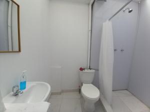Koupelna v ubytování Posada Azul Cusco