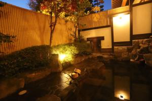 野沢温泉　奈良屋旅館室外花園