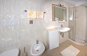 Koupelna v ubytování Appartement Riederhof
