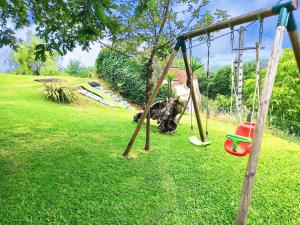 Detský kútik v ubytovaní A Viña de Lina. Turismo rural con piscina y finca.