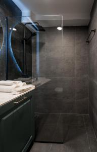 Koupelna v ubytování Studio Apartment in New Gudauri Redco Block F2