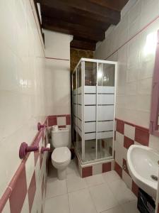 Łazienka w obiekcie Casa Rural Zirimiri en Herreros, Soria
