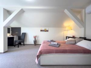 Voodi või voodid majutusasutuse Hévíz,Dr Strecker Villa toas