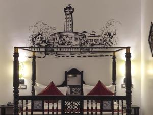 Postel nebo postele na pokoji v ubytování Villa Krish