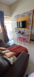 Μια τηλεόραση ή/και κέντρο ψυχαγωγίας στο Dunas Residence