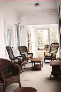 Ein Sitzbereich in der Unterkunft Franklin Terrace Bed and Breakfast