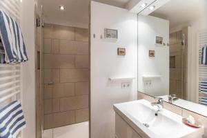 Bilik mandi di Ferienwohnung Abelke +34 gambar