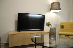 A television and/or entertainment centre at Aelia Apartment 2 Ioannina