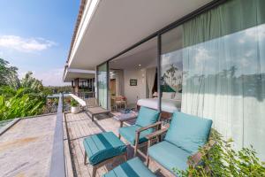 Balkón nebo terasa v ubytování Akala Villa Hoi An