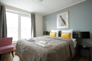 Postel nebo postele na pokoji v ubytování Tallinn City Apartments Roosikrantsi