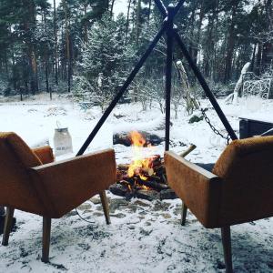 Gästesuite am Waldrand, Ausstieg auf Zeit om vinteren