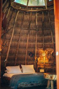 Postel nebo postele na pokoji v ubytování Ikal Tulum Hotel