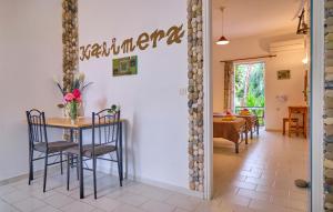A seating area at Maro Apartments Arillas Corfu