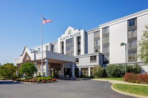 a rendering of the front of a hotel at Hyatt Place Princeton in Princeton