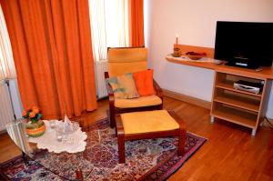 Televízia a/alebo spoločenská miestnosť v ubytovaní Apartment Philadelphia Vienna