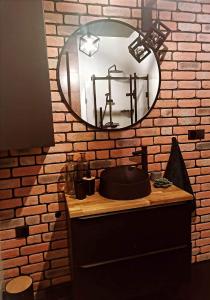 Koupelna v ubytování Apartament W Starym Obiektywie