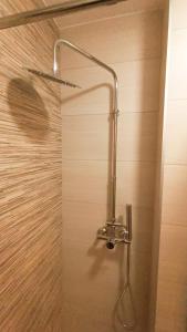 a shower with a shower head in a bathroom at Acero Verde Jahorina in Jahorina