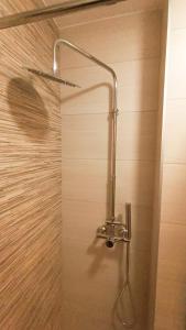 a shower with a shower head in a bathroom at Acero Verde Jahorina in Jahorina +37 photos
