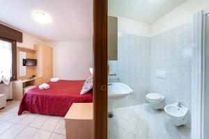 Koupelna v ubytování Laguna B&B + 37 fotografií