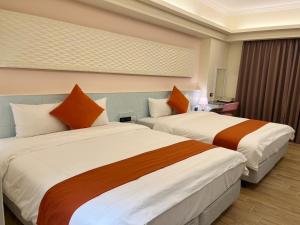 Katil atau katil-katil dalam bilik di Shange Beach Club Homeatay
