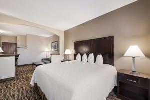 Postel nebo postele na pokoji v ubytování SureStay Plus Hotel by Best Western Plano