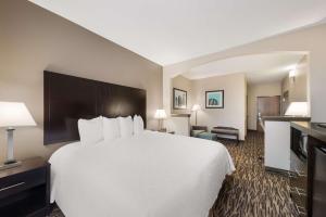 Postel nebo postele na pokoji v ubytování SureStay Plus Hotel by Best Western Plano