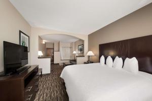 Postel nebo postele na pokoji v ubytování SureStay Plus Hotel by Best Western Plano