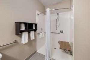 Koupelna v ubytování SureStay Plus Hotel by Best Western Plano