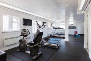 Fitness centrum a/nebo fitness zařízení v ubytování Sandman Signature Newcastle Hotel