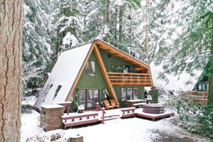 Forest View Chalet v zimě