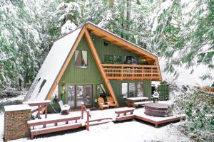Forest View Chalet v zimě