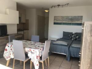 Χώρος καθιστικού στο Studio Climat. avec Balcon Proche Plage et Commerces, Wi-Fi Gratuit - FR-1-466A-27