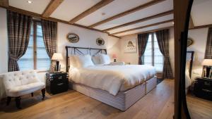 Postel nebo postele na pokoji v ubytování Hotel Olden