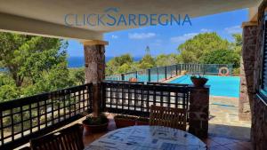 The swimming pool at or close to Alghero Villa Barranch with sea view swimming pool for 6 people