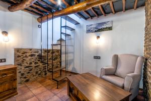 Posezení v ubytování Casa Antonia Capileira La Alpujarra