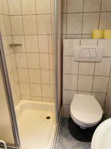 Koupelna v ubytování Apart Claudia - Ski-in and Ski-out