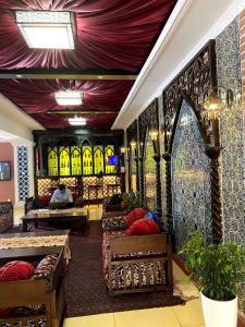 El vestíbulo o zona de recepción de Hotel Asia Bukhara