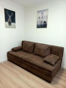 Posezení v ubytování Apartment Steirawohnzimmer