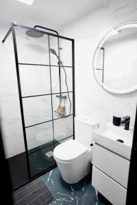 A bathroom at Disfruta del mar
